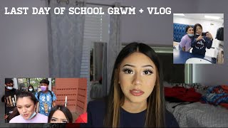 Last day of school GRWM  vlog [upl. by Napas]