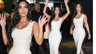 Kim Kardashian Steals the Show at the Kering Foundation Dinner [upl. by Oicnecserc]