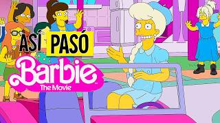 LOS SIMPSONS BARBIE LA PELICULA  RESUMEN EN 16 MINUTOS [upl. by Gnous]