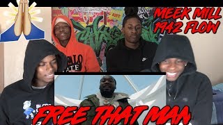 Meek Mill  1942 Flows Official Video  REACTION [upl. by Grosmark]