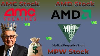 ⚖️ Stock Market  Best Stocks to Buy Now AMC Stock vs AMD Stock vs MPW Stock  AMC vs AMD vs MPW ⚖️ [upl. by Ymmat]