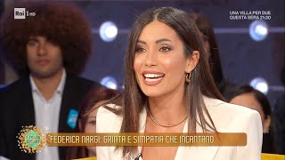 Federica Nargi grinta e simpatia che incantano  Da noi a ruota libera 24112024 [upl. by Kant]