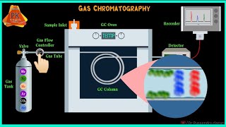 Gas Chromatography  GC Instrumentation  Gas Chromatography Animation  GC [upl. by Niccolo]