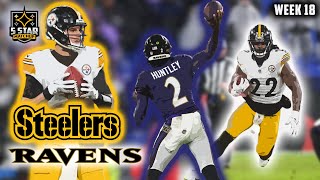 The Steelers Make the Playoffs Steelers vs Ravens Week 18 Highlights  5 Star Matchup [upl. by Nrev826]