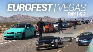 RACING FROM LA TO VEGAS EUROFEST 2018 [upl. by Elocim]