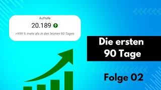 YouTube Insights – Folge 2 Wie liefen die ersten 90 Tage [upl. by Ydeh]