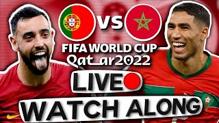 Portugal vs Morocco Live Watch Along  2022 FIFA World Cup [upl. by Doug602]