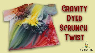 Will It Gravity Dye Scrunch Twist Design [upl. by Colburn]