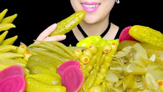 PICKLED VEGETABLES ASMR PART 2  VEGGIES PLATTER  EATING SOUNDS NO TALKING  TracyN ASMR [upl. by Ecyned]