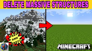 Minecraft How to DESTROY Massive Structures IN SECONDS  Quick and Easy Tutorial [upl. by Smitty]