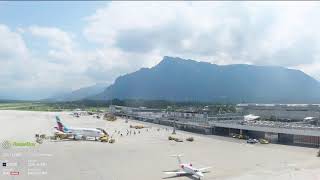 Salzburg International Airport Live Webcam updated every 1520mins [upl. by Asquith]