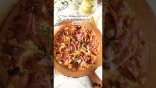 Blue cheese amp prosciutto pizza with caramelised apples recipe [upl. by Lurline]