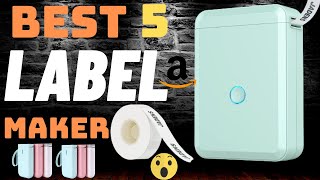 Best 5 Mini Label Maker in 2023  Smart Label Maker Review [upl. by Treat119]