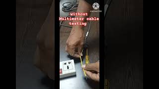 How to check cable cord with a testerelectricaliti cabletesteryoutubeshort [upl. by Nosemyaj356]