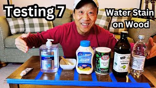 7 Methods Tested to Remove Water Stains on wood You Be the Judge Click to Reveal [upl. by Blalock]