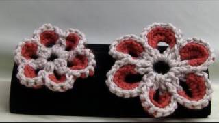 Crochet Large Flower Pattern  EASY  The Crochet Crowd [upl. by Nolra]