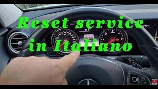 reset service mercedes E 220 d W213 in Italiano [upl. by Llerraf612]