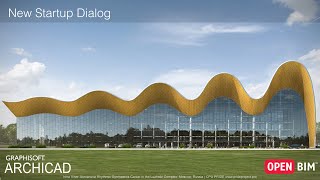 ARCHICAD 23  New Startup Dialog [upl. by Aryamo]