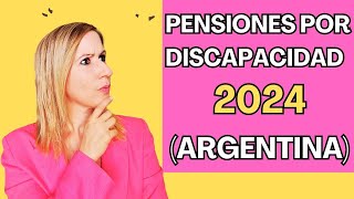 PENSIONES POR DISCAPACIDAD 2024 [upl. by Margery]