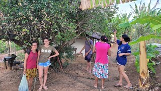 FAMÍLIA REUNIDA INDO TIRAR JABUTICABA NO FINALZINHO DA TARDE [upl. by Ijan]