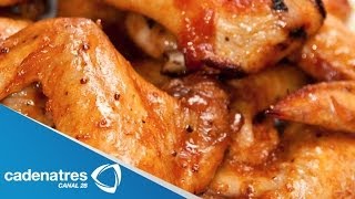 Alitas de pollo con ajonjolí  Lo mejor del 2013 Cocinemos Juntos [upl. by Atsirc]