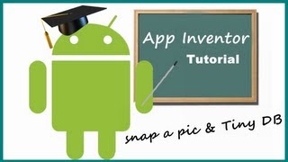 Kostenlos Android Apps erstellen Bild Knipsen und speichern in App mit Tiny DB [upl. by Lema]