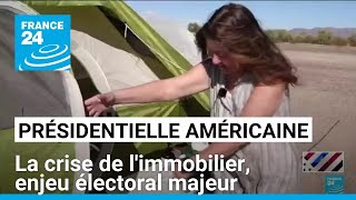 Présidentielle américaine  la crise de limmobilier enjeu électoral majeur • FRANCE 24 [upl. by Novled71]