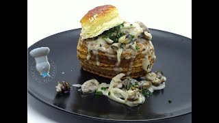 Recette de vol au vent aux escargots au Riesling [upl. by Huttan]