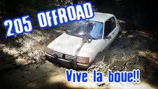 Balade offroad en 205 mieux que les vrais 4x4 [upl. by Catie]