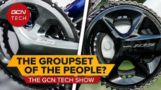 Has Tiagra Replaced 105 As The ‘Groupset Of The People’  GCN Tech Show Ep 247 [upl. by Yerd]