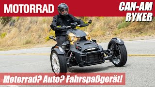 CanAm Ryker im TestTalk Fahrspaß wie ein Biker ohne Motorradführerschein [upl. by Astraea]