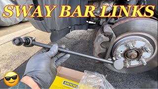 HONDA PILOT Front SWAY BAR LINKS Replacement  How to Change Stabilizer Bar Links on a Honda Pilot [upl. by Yllek]