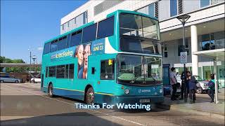 FULL ROUTE VISUAL  Arriva Kent amp Surrey Route 6X Maidstone Hospital to TW Hospital  6445 [upl. by Acirahs635]