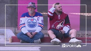 Fans react to final Coyotes game in Arizona [upl. by Francois]