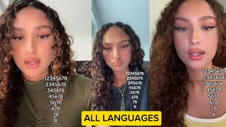 12345678 TikTok Viral Challenge All Languages [upl. by Saunderson988]