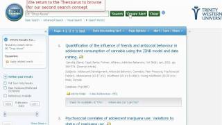 PsycINFO Thesaurus Tutorial [upl. by Kilgore309]