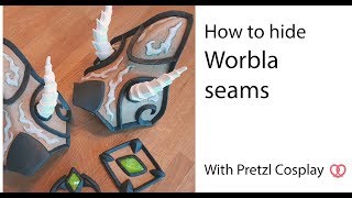 How to hide or cover Worbla seams  Cosplay tutorial [upl. by Iahcedrom]