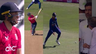 अब आएगा मजा ENG 2157 dawidmalan 7739 Virat Dropped catch 🔥rohitsharma India vs England 3rd T20 [upl. by Nahtnanhoj]