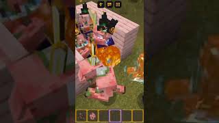 Minecraft trident channeling use shots gaming minecraft tridentuse [upl. by Anilegna]