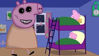 Peppa Zombie Apocalypse Zombies Appear At The Peppa House   Peppa Pig Funny Animation [upl. by Greenstein]