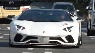 超爆音‼ランボルギーニ アヴェンタドール S パワークラフト加速サウンド ‼ Lamborghini Aventador S LP7404 [upl. by O'Dell406]