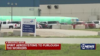 Spirit AeroSystems announces 21day furlough [upl. by Ammann]