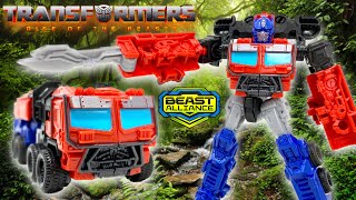 Transformers RISE OF THE BEASTS Beasts Alliance Battle Changers OPTIMUS PRIME Quick REVIEW [upl. by Goar395]