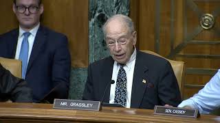 Grassley Delivers Opening Remarks at Roundtable on Abuse of Unaccompanied Migrant Children [upl. by Enerak300]