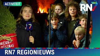 Kerstboomverbranding met prijzen in Mook  RN7 REGIONIEUWS [upl. by Okir225]