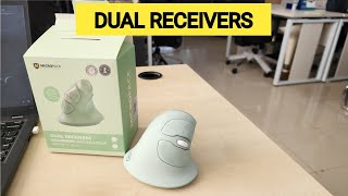 Review Mouse Vertical Dual Receivers Micropack [upl. by Durstin]