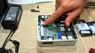 Installing ssd in intel nuc i5 4250u D54250WYK [upl. by Nossah251]