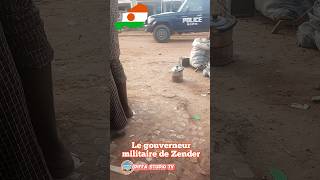 Niger🇳🇪Le gouverneur militaire de Zender Gwamnan Zender na soja [upl. by Eatnad]