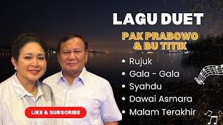 Lagu Dangdut Pilihan Duet Terbaik Pak Prabowo Feat Bu Titiek  AI COVER SONG [upl. by Schumer]