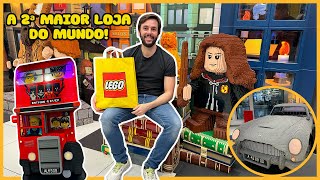 A 2º Maior Loja da LEGO do MUNDO Ícones de Londres Tour completo [upl. by Raclima232]